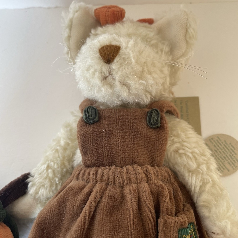Boyds Bears Felina B. Catterwall 8" Bear with Pumpkin J.B. Bean & Associates NWT - Picture 10 of 12